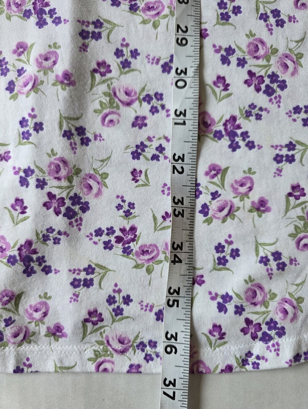 Charter Club Cotton Floral Cottagecore Nightgown Pajama Dress S Prairie Feminine - Picture 11 of 11